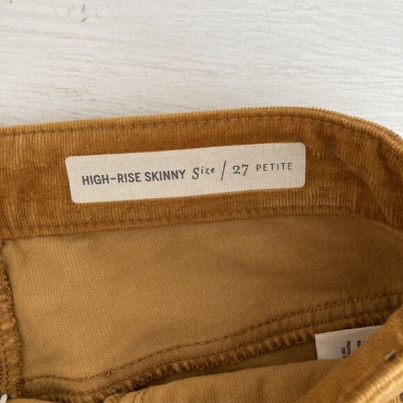 Pilcro and the Letterpress Anthropologie Corduroy High Rise Skinny Jeans Sz 27 P - Picture 11 of 11